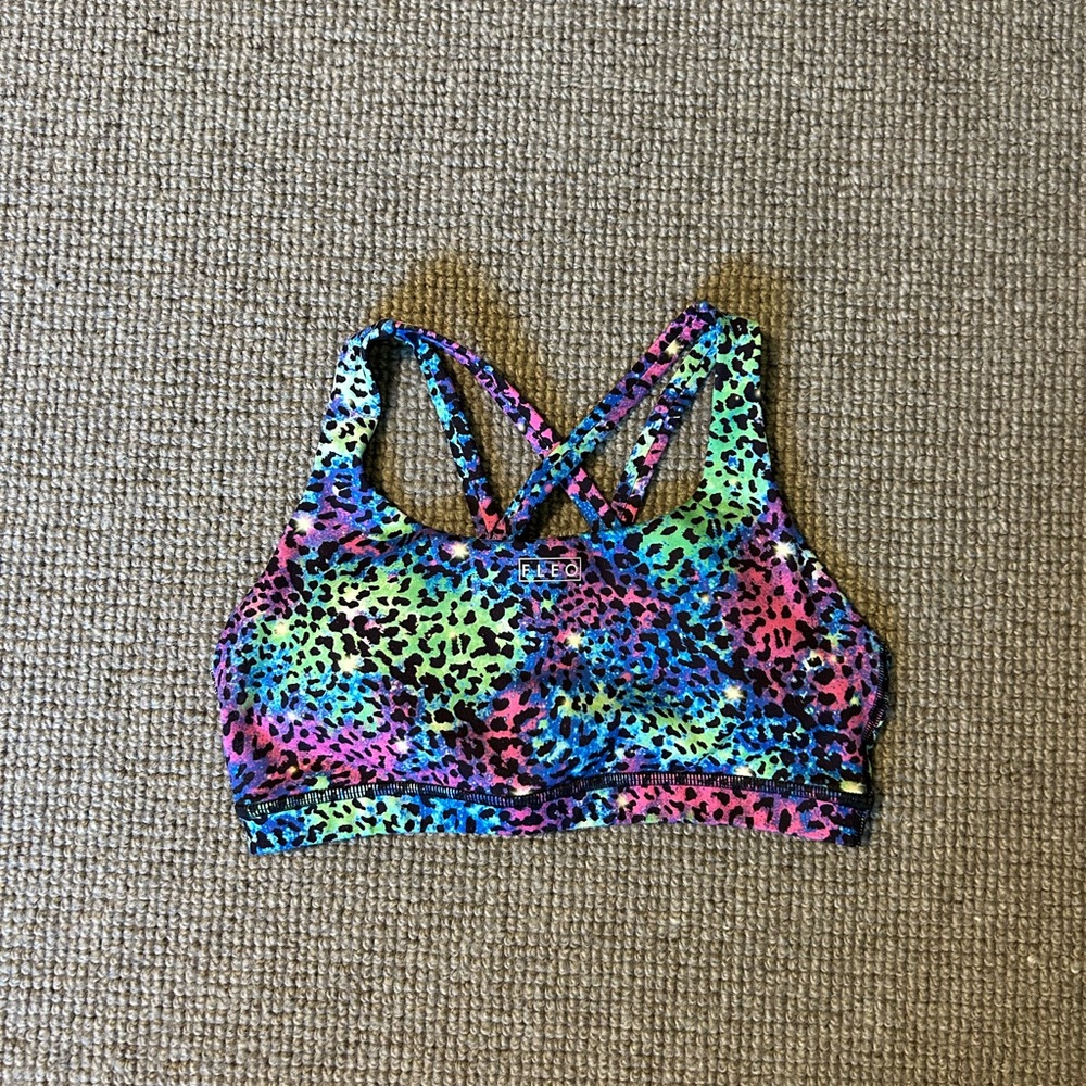 Fleo leopard sports bra